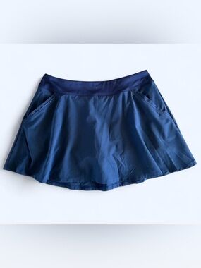 Under Armour Navy Blue Active Drive Golf Skort Wide Waistband L